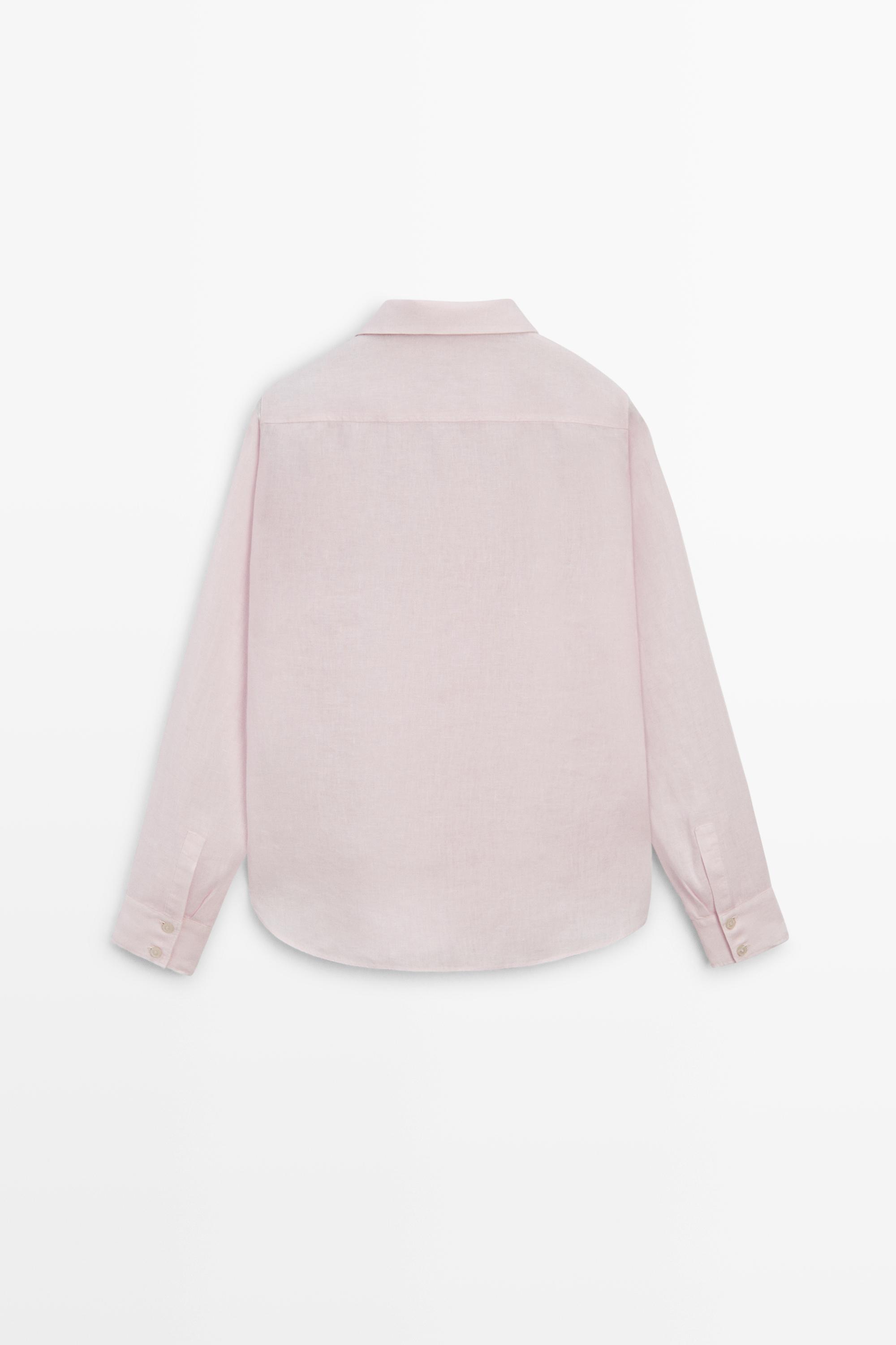 Flowing 100% linen shirt